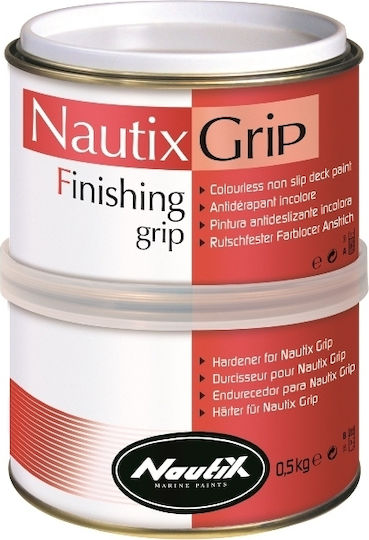 Nautix Nautix Grip Marine Paints & Coatings Boat Colour Polyurethane Anti-slip Transparent Two-Component 0.5L Transparent