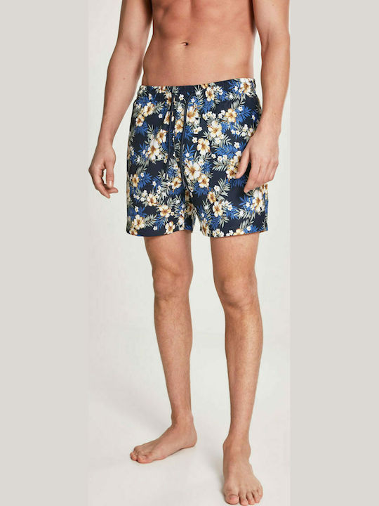 Men's Swimwear Shorts Hibiscus Floral
