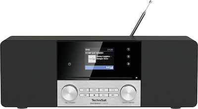 Technisat DigitRadio 3 Voice Tabletop Radio Electric DAB+ with Bluetooth and USB Black