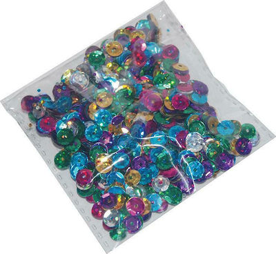 Next Plastic Craft Sequins Multicolor 12pcs Colorful Beads 6mm 14g 14gr