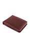 AN Leather Men's Wallet Classic Burgundy