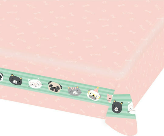 Amscan Party Tablecover Paper 175x115cm Pink 9906544