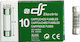 Adeleq Safety Cylindrical Porcelain Fast-Bow 8.5x31.5mm 16A (8-0016) 1pcs