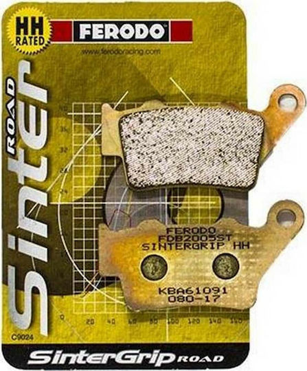 Ferodo Motorcycle Brake Pads Sintergrip St Metallic Rear Brake Pads Bmw F650/F800 GS for Aprilia Pegaso 650 / Caponord Yamaha XT 660