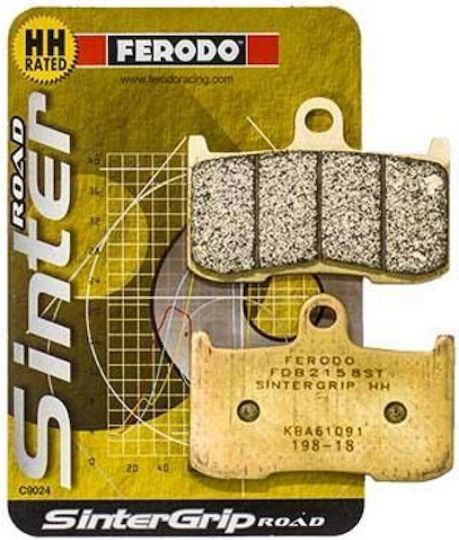 Ferodo Τακάκια Μοτοσυκλέτας Εμπρός Sintergrip St Μεταλλικά Τακάκια Μπροστά Triumph Tiger 1050 Abs/Tiger 1050 Sport για Kawasaki Z800 / Z 1000 Triumph Tiger 1050 / Daytona