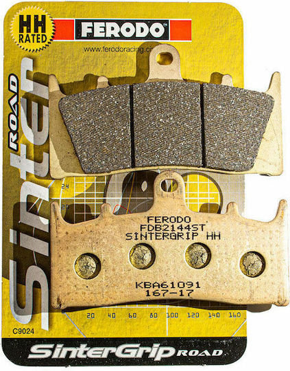 Ferodo Motorcycle Brake Pads Sintergrip St Metal Front Brake Pads Suzuki GSX-R1300 Hayabusa/Kawasaki ZRX 1200 for Kawasaki ZRX 1200 / ZX-7R Ninja / ZX-9R Ninja