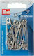 Prym Sewing Safety Pins Διάφορα Μεγέθη Ασημί (27/38/50χιλ) 18τμχ