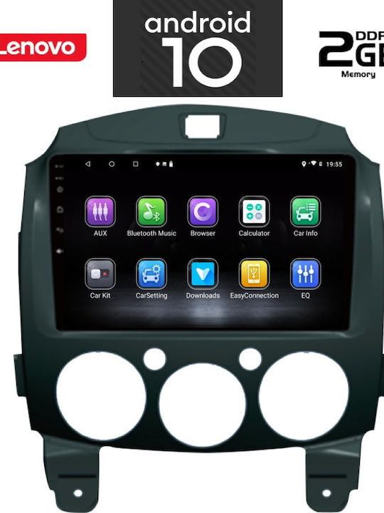 Lenovo IQ-AN X6830 Ηχοσύστημα Αυτοκινήτου για Mazda 2 (Bluetooth/USB/AUX/WiFi/GPS) με Οθόνη Αφής 9"