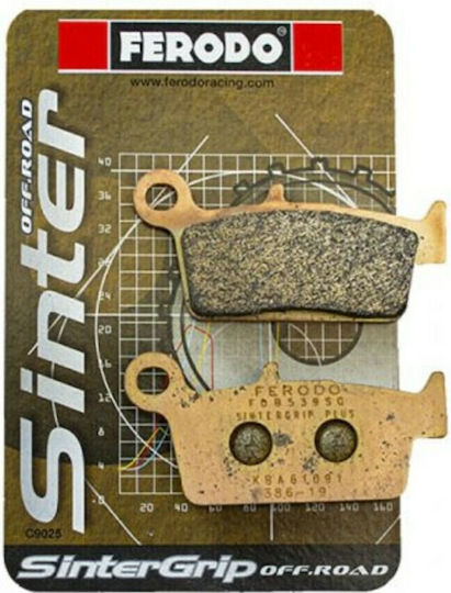 Ferodo Τακάκια Μοτοσυκλέτας Πίσω Sinter Grip Off Road Μεταλλικά Τακάκια Πίσω Honda XR650R/CR250R/Suzuki RM250/YZ 250 για Kawasaki KX 250 Yamaha WRF 250 / YZ 250