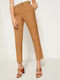 Dama Tesatura Pantaloni Tabac maro