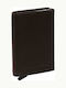 Lancaster Leather Men's Wallet Cards with Slide Mechanism Brown