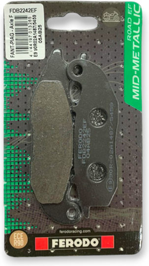 Ferodo Motorcycle Brake Pads Front Eco Friction Organic Front Pads Piaggio Medley 125-150 Honda CRF 250L for Piaggio Medley 125 Liberty Medley 150