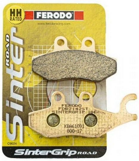Ferodo Motorcycle Brake Pads Sintergrip St Front Metallic Brake Pads Piaggio Beverly/Vespa GTS for Gilera Nexus Piaggio Vespa Yamaha GTS