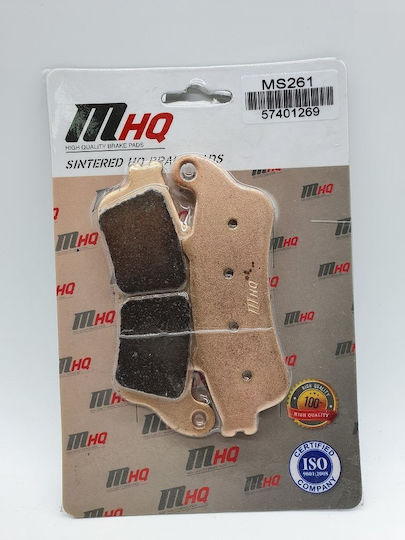 MHQ Motorcycle Brake Pads MS261 Metallic Front Brake Pads Honda Forza/Varadero/Crossrunner