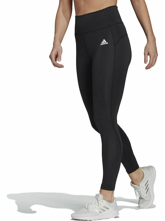 Adidas FeelBrilliant Designed To Move Yoga Γυναικείο Μακρύ Κολάν Ψηλόμεσο Μαύρο