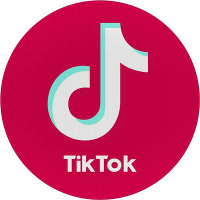 Tik Tok Mouse Pad 200mm Κόκκινο 