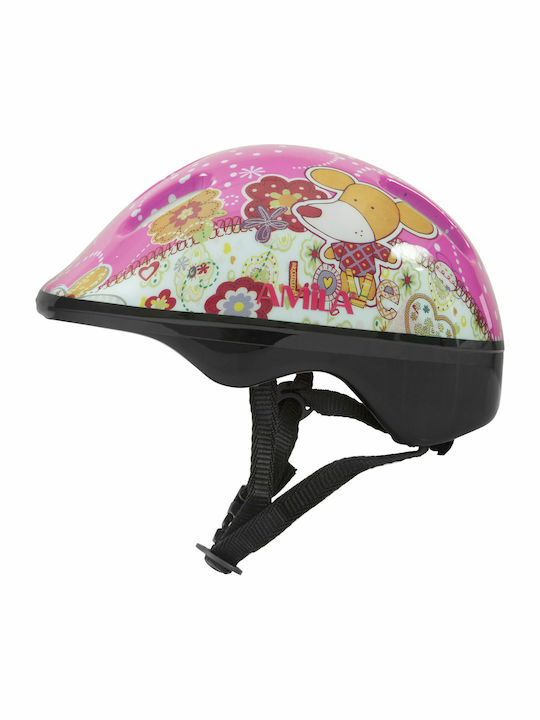 AMILA Kinderfahrrad- / Rollerhelm Rosa