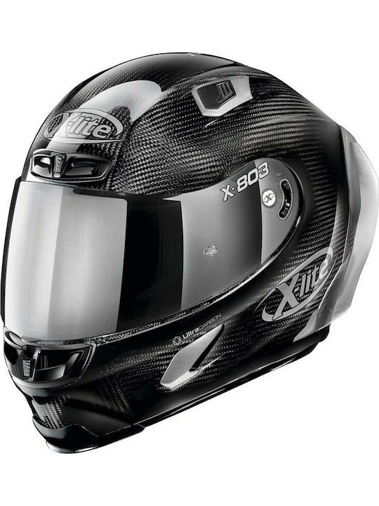 X-Lite X-803 RS Ultra Carbon Full Face Helmet with Pinlock ECE 22.05 1300gr Silver Edition 44 61184