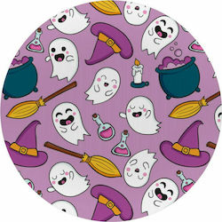 Happy Halloween Pink Mouse Pad 200mm Πολύχρωμο