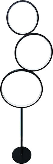 Atman Leggenda Miami Lampa de podea LED Î140xL36cm. cu Lumină Alb Reglabil 1080lm Negru