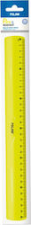 Milan Plastic Ruler Yellow