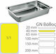 Matfer Gastronorm-Behälter Edelstahl GN1/1 mit Tiefe 40mm