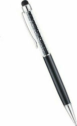 Stylus Bildschirm mit Kristallen in Schwarz Farbe