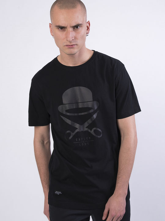 Cayler & Sons T-shirt Bărbătesc cu Mânecă Scurtă Negru