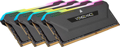 Corsair Vengeance RGB Pro SL 128GB DDR4 RAM with 4 Modules (4x32GB) and 3200 Speed for Desktop