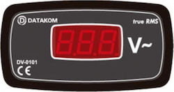 Datakom DV-0101-48 Βολτόμετρο Ηλεκτρολογικού Πίνακα Ψηφιακό IP54 Μονοφασικό (96x48mm) 01.034.0203