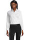 Eden Women's Monochrome Long Sleeve Shirt White