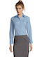 Eden Women's Monochrome Long Sleeve Shirt Bright Sky