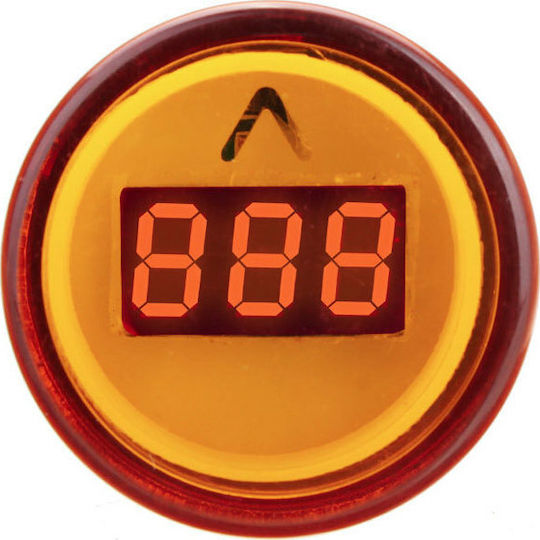 Taifa AD16-22DS Ammeter Electric Panel Digital Single-Phase Display 100A 380V Φ22 IP65 Yellow 022-611003803