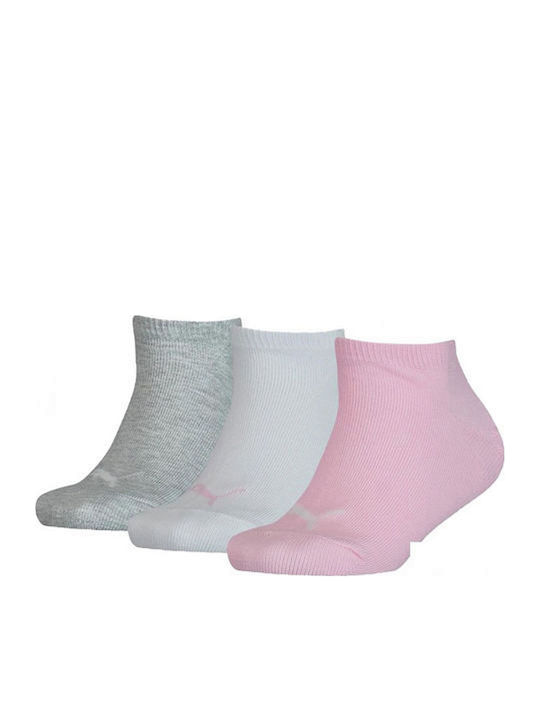 PUMA Athletic Kids' Ankle Socks Invisible 3P Mu...