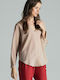 Figl M671 Women's Long Sleeve Shirt Beige 135809