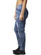 Damenjeans mit Rissen in Boyfriend-Passform