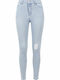 Urban Classics TB1539 High Waist Women's Jean Trousers in Skinny Fit