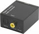 DM Pro Конвертор RCA / Toslink женски към RCA 2x женски 1 брой BG-3033