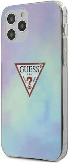 Guess Tie & Die Collection Umschlag Rückseite Silikon Mehrfarbig (iPhone 12 Pro Max)
