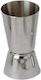 Double Bar Spirit Measure 25/50ml Inox