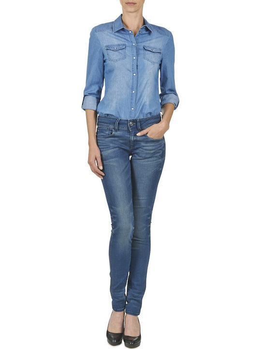 Lynn Damen Jeans Hosen Mit Mittlerem Anstieg in Skinny Passform
