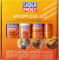 Liqui Moly Spray Glänzen / Wachsen / Reinigung Autopflege-Set für Körper und Kunststoffe im Innenbereich - Armaturenbrett 1681