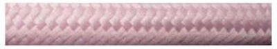 Eurolamp Υφασμάτινο Καλώδιο 2x0.75mm² σε Ροζ Χρώμα 1m 147-13306