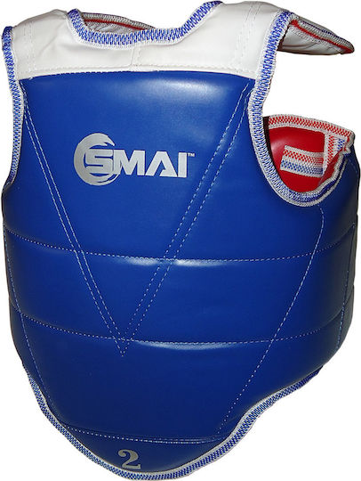 SMAI Chest Guard WTF Double Sided Hard Blue/Red
