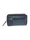 Lavor Key Holder Wallet Leather Blue