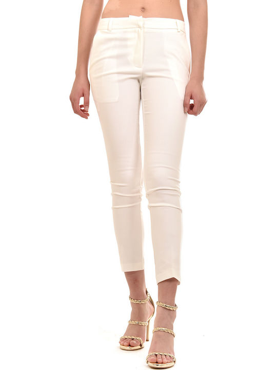 Twenty 29 Women's Fabric Trousers White