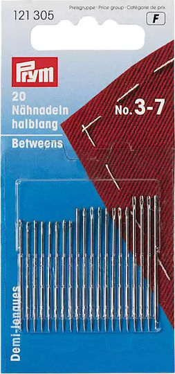 Prym Sewing Needles No.3-7 20τμχ