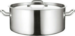 GTSA Stainless Dutch Oven Capacity 9.5lt with Diameter 32cm and Height 12cm.