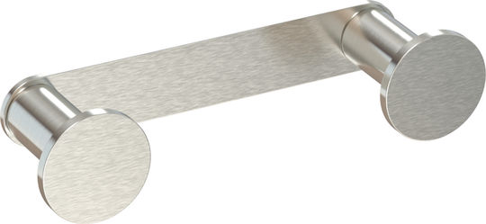 Verdi Omicron Haken Badezimmer Doppelt Schrauben ​11x28cm Silber