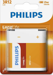 Philips Longlife Μπαταρία Zinc 3R12 4.5V 1τμχ